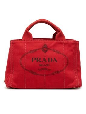 Prada Small Canvas Canapa Logo Tote #330194P63B